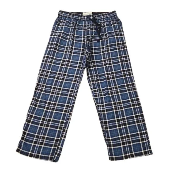 [Goodfellow] Hi Rise Blue Plaid Drawstring Pajamas - Size XL - Picture 2 of 8